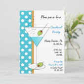 Invitation à une soirée cocktail (Debout devant)