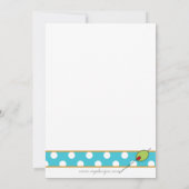 Invitation à une soirée cocktail (Dos)