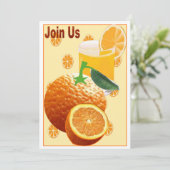 Invitation à une soirée cocktail (Debout devant)