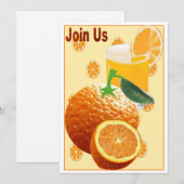 Invitation à une soirée cocktail (Devant / Derrière)