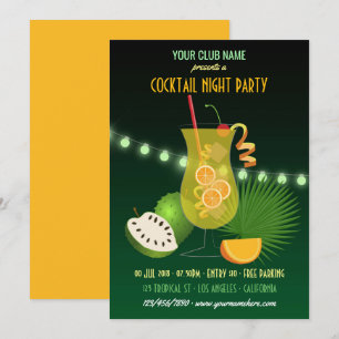 Invitation à une soirée cocktail Club/Corporatif