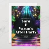 Invitation à une soirée cocktail digitale indienne (Devant / Derrière)