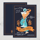 Invitation à une soirée cocktail effrayante (Devant / Derrière)