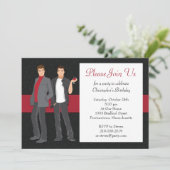 Invitation à une soirée cocktail gay (Debout devant)