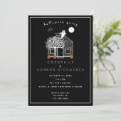 Invitation à une soirée cocktail Halloween (Debout devant)