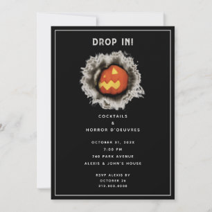 Invitation à une soirée cocktail Halloween