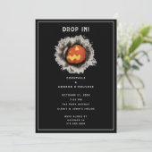 Invitation à une soirée cocktail Halloween (Debout devant)