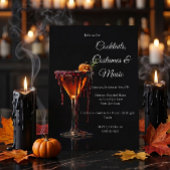 Invitation à une soirée cocktail Halloween