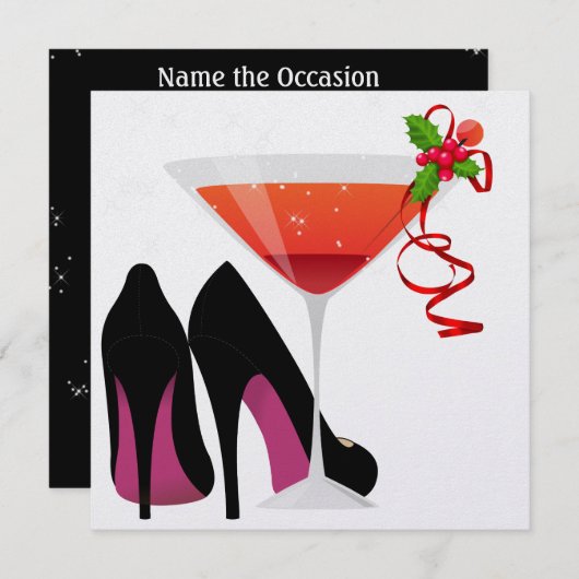 Invitation à une soirée cocktail par SRF (Devant / Derrière)