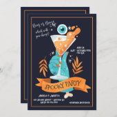 Invitation à une soirée cocktail terrifiante (Devant / Derrière)