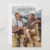 Invitation à une soirée conjointe de diplômés en p (Devant)