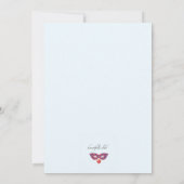 Invitation à une soirée costumée (Dos)