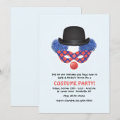 Invitation à une soirée costumée (Devant / Derrière)