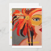 Invitation à une soirée costumée (Devant / Derrière)