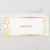 Invitation à une soirée dames - Texte entièrement  (Dos)