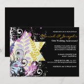 Invitation à une soirée d'anniversaire de mariage (Devant / Derrière)