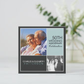 Invitation à une soirée d'anniversaire de mariage  (Debout devant)