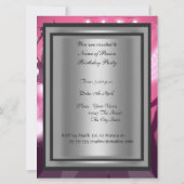 Invitation à une soirée d'anniversaire Disco Rétro (Dos)
