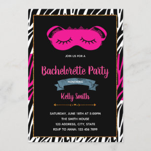 Invitation à une soirée de bachelorette