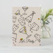 Invitation à une soirée de boissons (Debout devant)