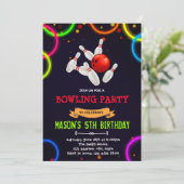 Invitation à une soirée de bowling (Debout devant)