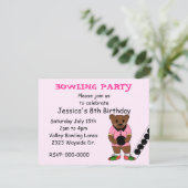 Invitation à une soirée de bowling (Debout devant)