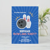 Invitation à une soirée de bowling 4 (Debout devant)