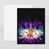 Invitation à une soirée de casino (Devant / Derrière)