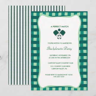 Invitation à une soirée de célibataire de pickleba