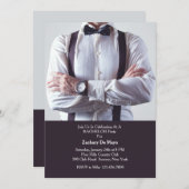 Invitation à une soirée de célibataire en tenue de (Devant / Derrière)