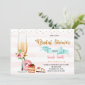 Invitation à une soirée de champagne et de dessert (Debout devant)
