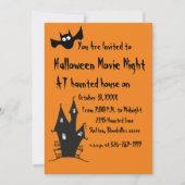 Invitation à une soirée de cinéma effrayante pour (Devant)