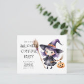Invitation à une soirée de costumes d'Halloween | (Debout devant)