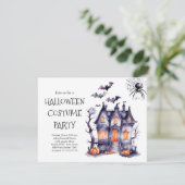 Invitation à une soirée de costumes d'Halloween | (Debout devant)