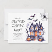 Invitation à une soirée de costumes d'Halloween |  (Devant)