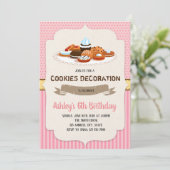 Invitation à une soirée de décoration de biscuits (Debout devant)