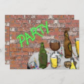 Invitation à une soirée de dégustation de bière en (Devant / Derrière)