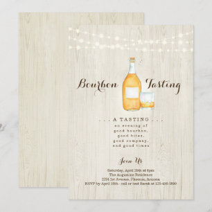 Invitation à une soirée de dégustation de Bourbon