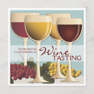 Invitation à une soirée de dégustation de vins et