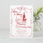 Invitation à une soirée de dégustation de vins et (Debout devant)