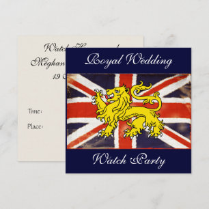 Invitation à une soirée de diffusion du mariage ro