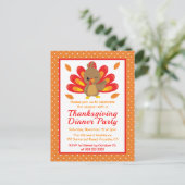 Invitation à une soirée de diner de Thanksgiving a (Debout devant)