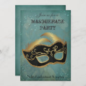 Invitation à une soirée de Fantaisie Masquée (Devant / Derrière)