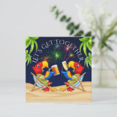 Invitation à une Soirée de Feux d'Artifice (Debout devant)