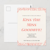 Invitation à une soirée de fiançailles, Enterremen (Devant / Derrière)