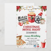 Invitation à une soirée de films de Noël (Devant / Derrière)