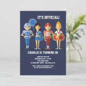 Invitation à une soirée de football (Debout devant)