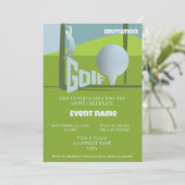 Invitation à une soirée de golf (Debout devant)