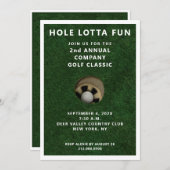Invitation à une soirée de golf (Devant / Derrière)