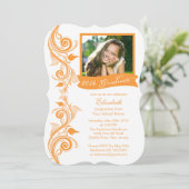 Invitation à une soirée de graduation en photos or (Debout devant)